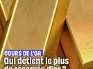 Le cours de l'or bat des records, mais quels pays détiennent le plus de réserves ? La réponse en un graphique