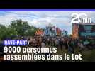 Une rave-party illégale se tient dans le Lot