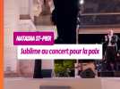 Natasha St-Pier juste sublime au concert pour la paix hier soir à l'Arc de triomphe #concertpourlapaix #natashastpier
