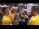 VIDÉO. Elle fête ses 14 ans entourée de pompiers sur le parcours du semi-marathon de la Loire