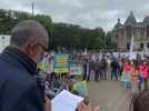 Lille.-manifestation pour l'aide et les moyens à la petite enfance