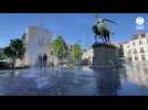 VIDEO. Les premiers jets ont jailli du miroir d'eau de Vannes