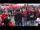 Match du Niort Rugby Club : la haie d'honneur des supporters avant la rencontre « historique »