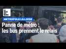 Panne de métro à : les bus prennent le relais