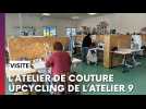Visite de l'atelier de couture upcyling de L'Atelier 9