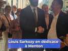 Flou sur sa candidature aux prochaines municipales, Louis Sarkozy est venu en dédicace à Menton