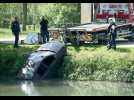 VIDÉO. Une voiture repêchée dans la Sèvre