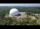 VIDÉO. Le chantier vertigineux du Radôme, le « plus grand ballon gonflé du monde » situé en Bretagne