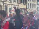 Boulogne : la procession des supporters de l'USBCO avant le match décisif face à Châteauroux