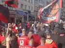 Boulogne : les supporters Boulonnais mettent le feu dans les rues de la ville