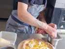 Franck Castelli, troisième au championnat du monde de pizza à Parme en Italie