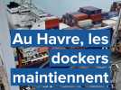 Au Havre, les dockers maintiennent le combat social