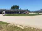 Les tribunes sont montées pour le gala du Cadre Noir de Saumur au Touquet