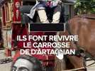 Gers : des passionnés et des lycéens redonnent vie au carrosse de d'Artagnan à Lupiac