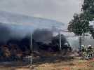 Hangar agricole en feu à Prunelli-di-Fiumorbu