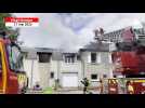VIDÉO. Une quinzaine de pompiers luttent contre un incendie à Vingt-Hanaps
