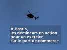 À Bastia, les démineurs en action pour un exercice sur le port de commerce