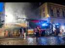 Metz : un bar part en fumée dans la nuit, 14 riverains évacués et près de 50 pompiers mobilisés
