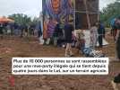 Une rave-party illégale, organisée depuis quatre jours dans le Lot, sur un terrain agricole, a réuni 10 000 personnes