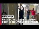 Visite du chantier de réemploi de la rue Croix Saint-Marc à Reims