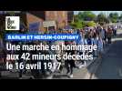 Hersin-Coupigny et Barlin: « Nous marchons pour honorer la mémoire des 42 qui ont péri sous une terre sacrée »