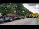 VIDEO. Un camion transportant 4 000 lapins se renverse sur une route du Maine-et-Loire