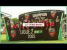 Le FC Lorient champion de Ligue 2 : célébration au Moustoir
