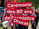 Cérémonie pour les 80 ans de l'armistice à Drucat, le 11 mai 2025