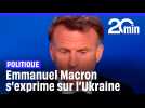 Emmanuel Macron s'exprime sur la guerre en Ukraine