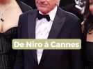 Robert de Niro sur le tapis rouge à Cannes