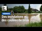 Inondation et coulées de boue à Erin dans le Ternois
