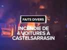 Incendie de quatre voitures à Castelsarrasin