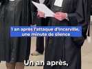 Nice : hommage au palais de justice en hommage aux victimes de l'attaque d'Incarville