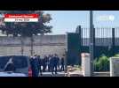 VIDÉO. Évasion de Mohamed Amra : l'arrivée de Macron et Darmanin à la prison de Caen en vidéo