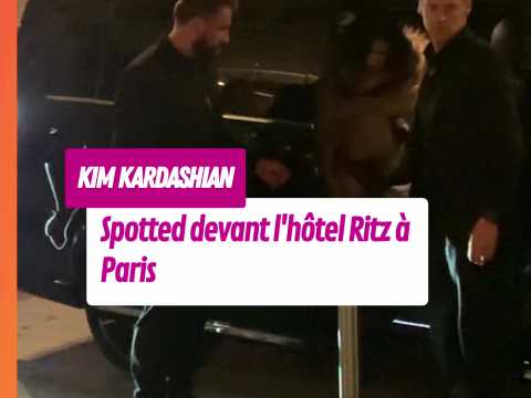 VIDEO : Kim Kardashian  spotted devant l'htel Ritz  Paris