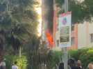 Un incendie au rez-de-chaussée d'un immeuble rapidement maîtrisé par les pompiers à Cagnes-sur-Mer