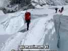 Les premiers pas de l'Alsacienne Constance Schaerer sur les pentes de l'Everest