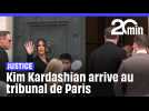 L'arrivée de Kim Kardashian au tribunal de Paris