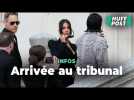 C'est accompagnée de sa mère que Kim Kardashian est arrivée au tribunal