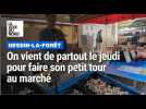 Le marché d'Hesdin, l'un des plus grands et plus courus de l'arrière-pays de la Cote d'Opale