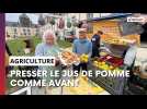 Au Festival des Mets et des Mots, on presse le jus de pomme comme à l'époque