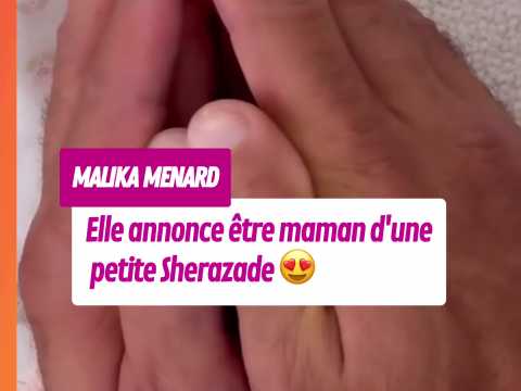VIDEO : Flicitation  notre Miss France Malika Mnard pour la venue au monde de la petite Sherazade