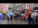 Pride trotzt dem Wetter in Namur