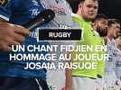 Les joueurs du Castres Olympique et de l'ASM Clermont rendent hommage à Josaia Raisuqe