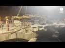 VIDÉO. À Quimper, des travaux de nuit sur le pont Saint-François
