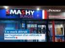 Un snack détruit par l'explosion d'un véhicule à Marseille