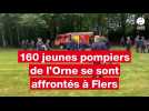 VIDÉO. Plus de cent jeunes sapeurs-pompiers de l'Orne se sont affrontés à Flers