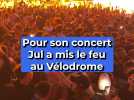 Pour son concert, Jul a mis le feu au Vélodrome