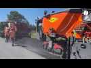 VIDÉO. Dans le Morbihan, ce chantier routier recycle l'enrobé sur place