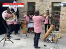 VIDÉO. Près de Coutances, une fanfare en guise d'apéritif de Jazz sous les pommiers